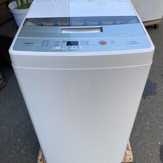 洗濯機　AQUA　AQW-BK50F 5.0Kg 2017年製