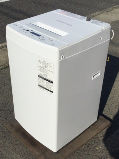 中古　2019年製　洗濯機　4.5kg　幅55　　奥行53.4　　高さ93.4　 （ｃｍ）　全自動  15H04K