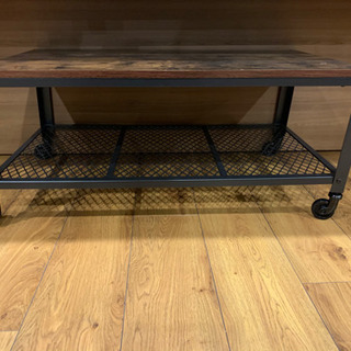 コマ付きローテーブル　ディスプレイ台
