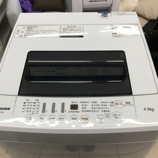 【10％OFFセール！】Hisense ハイセンス HW-T45A 2017年製 4.5kg 洗濯機