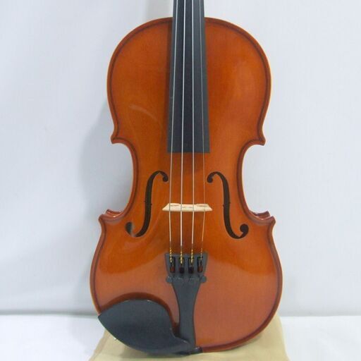 メンテ済み 東ヨーロッパ製 Josef Jan Dvorak #1750 キッズ用分数バイオリン 1/2 虎杢 欧州チェコ Strunal 工房 未使用 弓 ケース　美品セット ナイロン弦搭載 アジャスター内蔵テールピース搭載 手渡し 試奏歓迎 全国発送対応 中古バイオリン 愛知県清須市より 管理（カ）8192