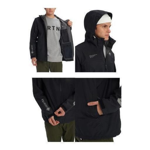 Men's  Burton Gore-tex Packrite Jacket L Size Black メンズ バートン ゴアテックス パックライト ジャケット Lサイズ ブラック