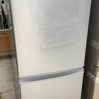 SHARP/シャープ 2ドア冷蔵庫 137L SJ-D14C-S 2017年製【ユーズドユーズ