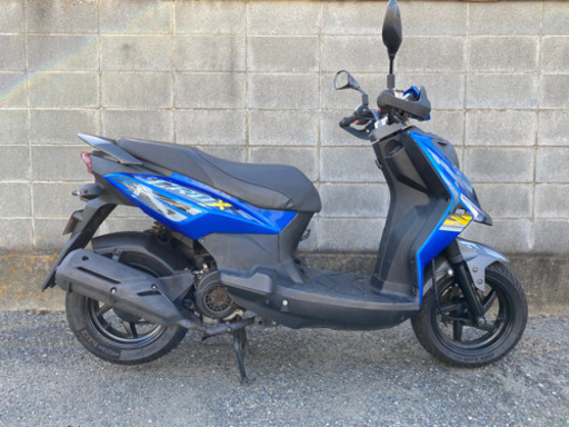 エス・ワイ・エム SYM CROX125 クロックス125 実働車 青 4スト125cc