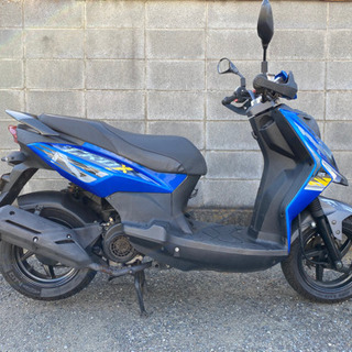 エス・ワイ・エム　SYM CROX125　クロックス125　実働車　青　4スト125cc