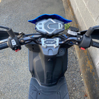 エス・ワイ・エム　SYM CROX125　クロックス125　実働車　青　4スト125cc