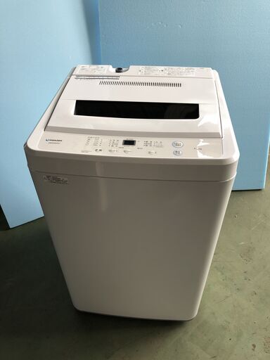 maxzen/マクスゼン 全自動洗濯機 5.5kg JW55WP01 2019年製 風乾燥機能/予約機能/槽洗浄