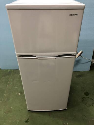 (売約済み)アイリスオーヤマ ノンフロン冷凍冷蔵庫 2ドア 118L AF118-W 2019年製 ホワイト