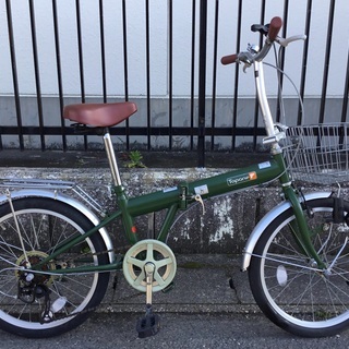 売 ＜美品車＞Toponeトップワン・20インチ折りたたみ自転車・シマノ6段