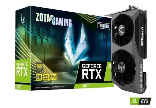 PCパーツ zotac GeForce RTX 3070 TwinEdge