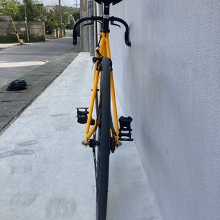 フジ]2015 FEATHER クロモリフレーム ドロップハンドル シングルスピード