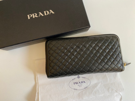 プラダ PRADA 長財布 キルティング ブラック 黒 NURO ① | stainu