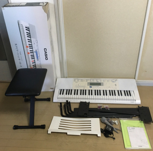 カシオCASIO 電子キーボード LK-222 ⭐︎美品　フルセット