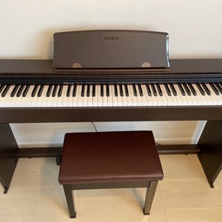 ほぼ新品‼️電子ピアノ CASIO PX-770BN 88鍵盤 同色高低自在イス PRM