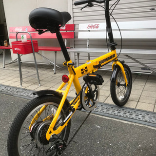 HUMMER ハマー 折りたたみ自転車 シマノ(6段変速)ライト付き！