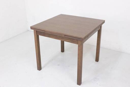 無印良品 木製エクステンションテーブル２・タモ材　無垢材のしっかりした造り