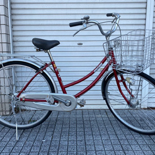 【ネット決済・配送可】【中古自転車】26インチ LEDオートライ...