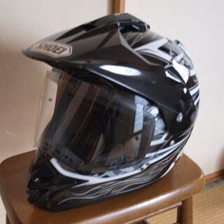バイクヘルメット　SHOEIオフロード用　Mサイズ　ヘルメットカ...