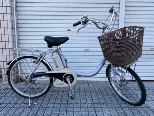 【中古電動自転車】パナソニック　リチュウムビビ 20インチ  バッテリー、リヤタイヤ新品❗️若林自転車　唐崎SALE中❗️