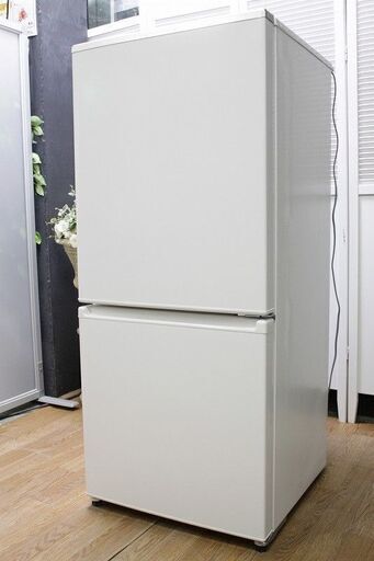 hアクア　冷凍冷蔵庫 [2ドア /右開きタイプ /168L] [冷凍室 58L]AQR-17KBK(W)ホワイト 2021年製 AQUA 冷蔵庫 店頭引取大歓迎♪ R3206)