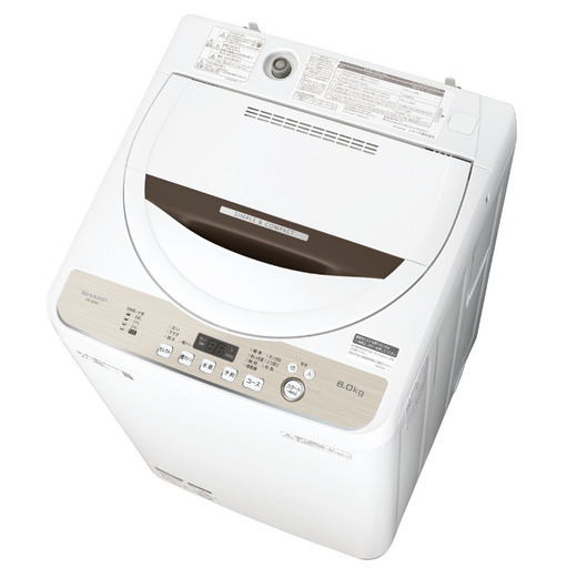 【美品】洗濯機（6kg、シャープ ES-GE6D）