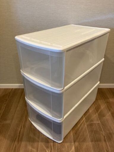 衣装ケース3個　アイリスオーヤマ　押し入れ用