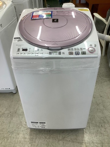 安心の6ヶ月保証付！！ SHARP　9kg縦型洗濯乾燥機　ESーTX820  2013年製