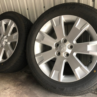 デリカ タイヤ225/55/R18ホイール4本セット