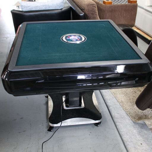 T828) サンコー 全自動麻雀卓 折り畳み式 テーブル型 正方形90cm 麻雀牌 点棒ほか付属多数 中国製 本格派 自宅 麻雀 直取り/自社配送限定