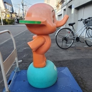 中古】ソフビ 特大 サトちゃん 佐藤製薬 SATO 店頭 ディスプレイ 店舗