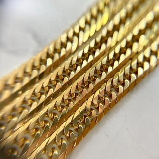 中古品】K18 8面トリプル(平) 28g 45cm [430]