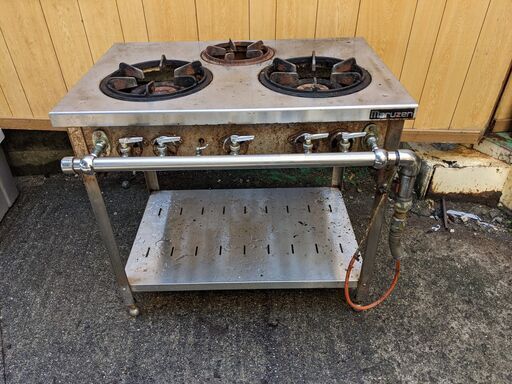 Maruzen マルゼン 都市ガス仕様 業務用 3口 ガスコンロ MGT-096CS ガステーブル 厨房機器