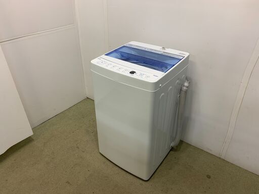 (210420)【30％値下げ】　全自動電気洗濯機　Haier（ハイアール）　JW－C45CK　4.5㎏　2018年製