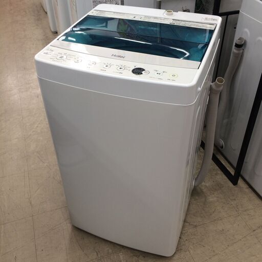 J528 ★6ヶ月保証付き★ ハイアール Haier 全自動洗濯機 JW-C45A 4.5kg 2017年製 ホワイト クリーニング、動作確認済み