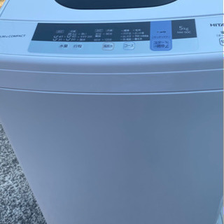 HITACHI 全自動洗濯機 2019年製 5kg