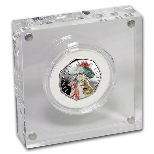 ベンジャミン バニー 銀貨 50ペンス 2017年発行 純銀貨幣 未使用  