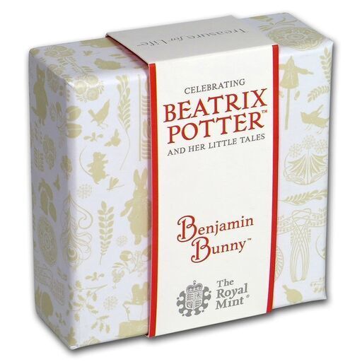 ベンジャミン バニー 銀貨 50ペンス 2017年発行 純銀貨幣 未使用  