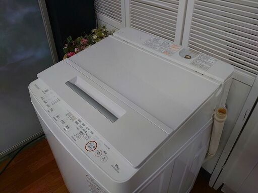 東芝 縦型洗濯機 10kg AW-KS10SD7 ファミリー 新生活 ホワイト 2018年