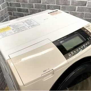 ハッピー西葛西店】10kgドラム式洗濯機/乾燥容量6kg 日立 風アイロン左