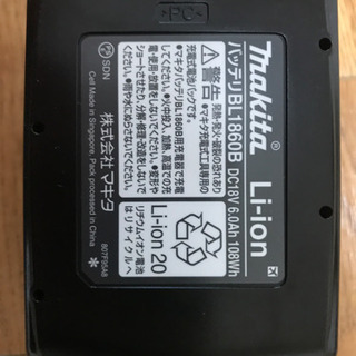 マキタ18V 6.0ahバッテリー‼️11,000‼️