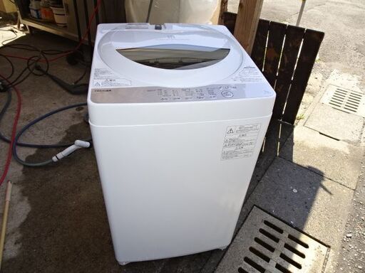 東芝　家庭用電気洗濯機　AW-5G6　2018年　USED　引取限定