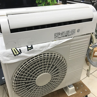 窓用エアコン❕ 2018年製❕ 枠・リモコン付き❕6～7畳❕ゲート付き軽 