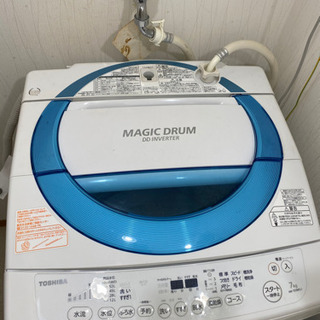 TOSHIBA 洗濯機　2016年製　7㎏　取扱い説明書付き　