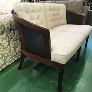 愛品館八千代店】マルニ木工 地中海シリーズ 2人掛ソファ ラブシート