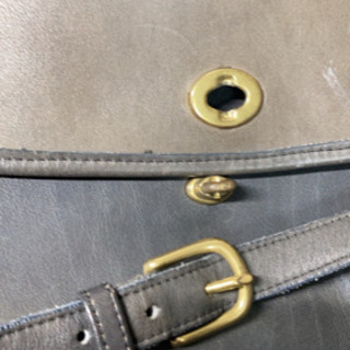 4MKO245 COACH ショルダー 黒 グレー コンパクト