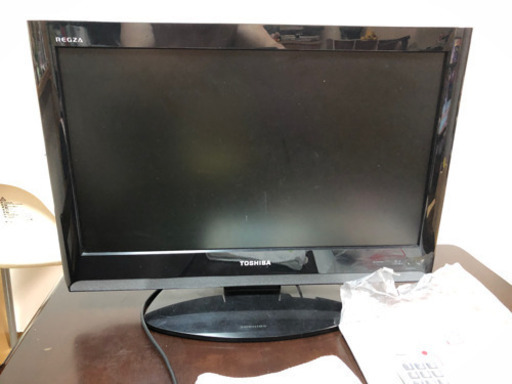 【お引き取り決定】東芝レグザ22インチ液晶テレビ(説明書リモコン付き)