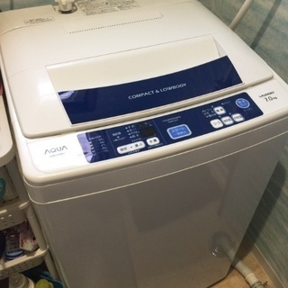 ☆洗濯機 アクア AQW-H70 (W) 2014年製 7.0kg