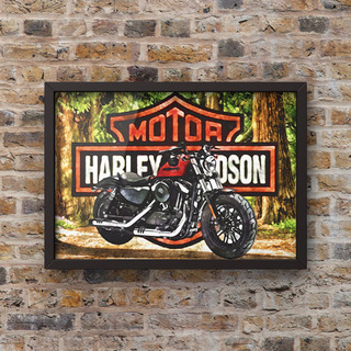 【ネット決済・配送可】124HARLEY-DAVIDSON ハー...