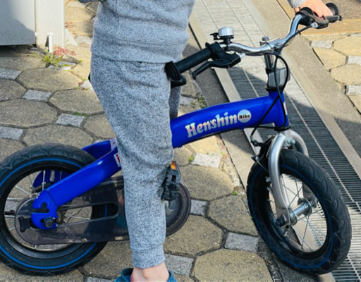 へんしんバイク　子供自転車　ペダル付き　バランスバイク　ブルー へんしんバイク 子供自転車 ペダル付き バランスバイク ブルー