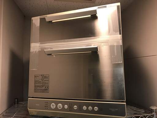 TOTO 食器洗い乾燥機 WASH UP ECO 卓上型 EUD510   動作品 シルバー